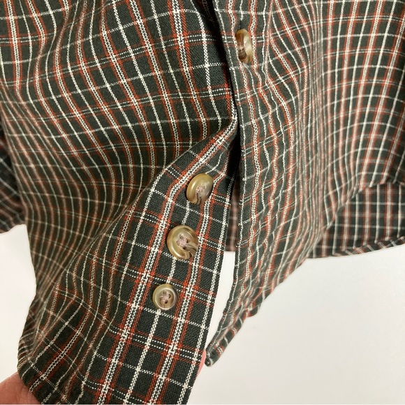 Eddie Bauer Plaid Button Down Long Sleeve Shirt Size Medium - Picture 5 of 9